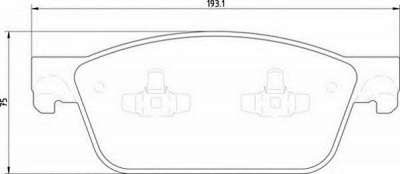 MAGNETI MARELLI 363710201919 -  Комплект тормозных колодок, дисковый тормоз